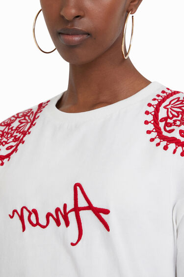 Stella Jean embroidered T-shirt | Desigual