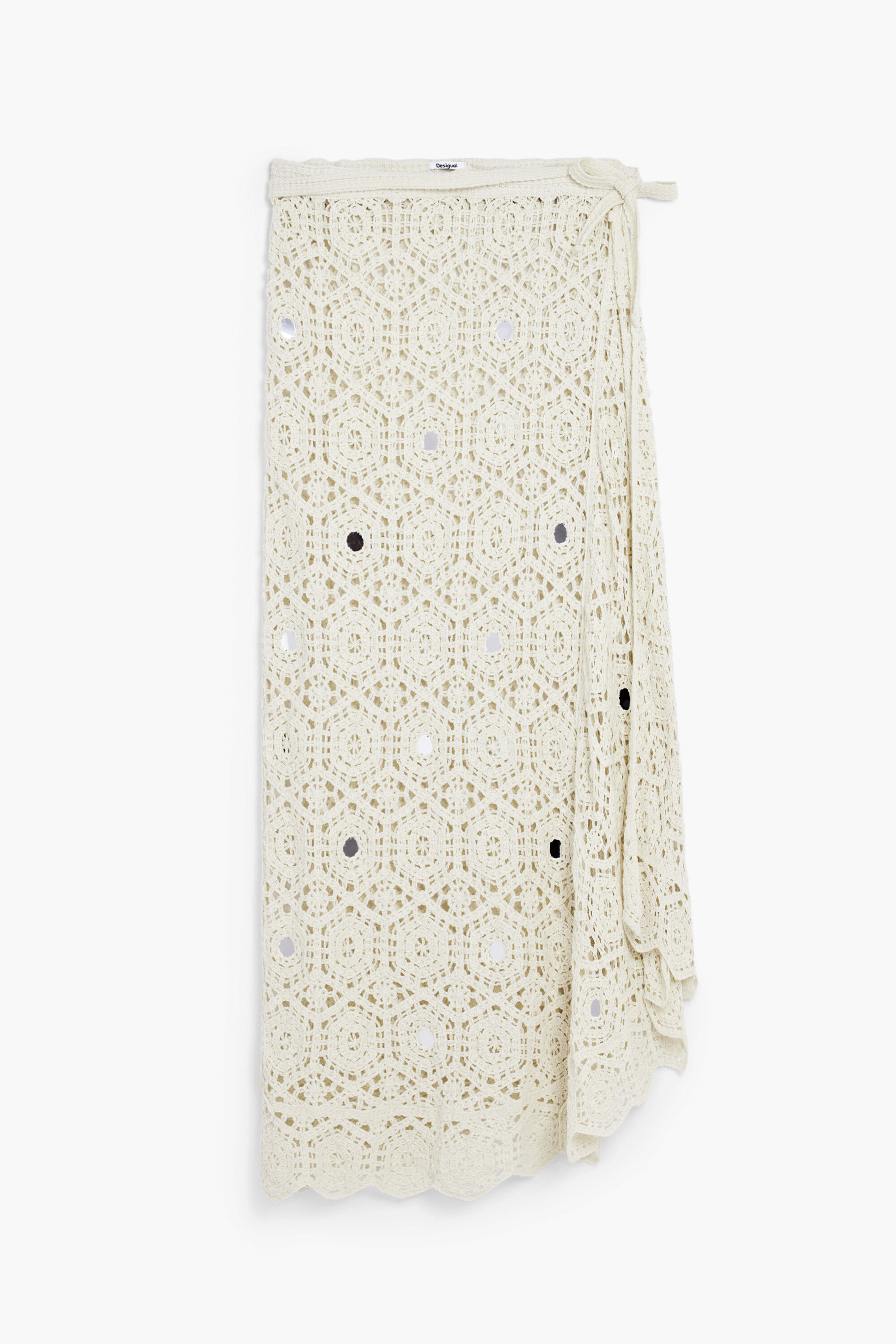 Vintage✨Crochet Remake Wrap Skirt Vintage✨Crochet Remake Wrap Skirt Pearl Wrap Skirt Crochet