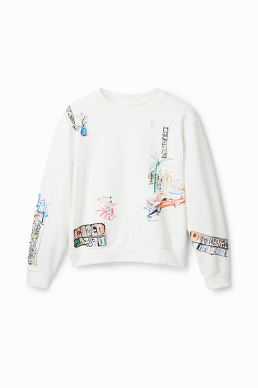 Sweat-shirt illustrations arty | Desigual