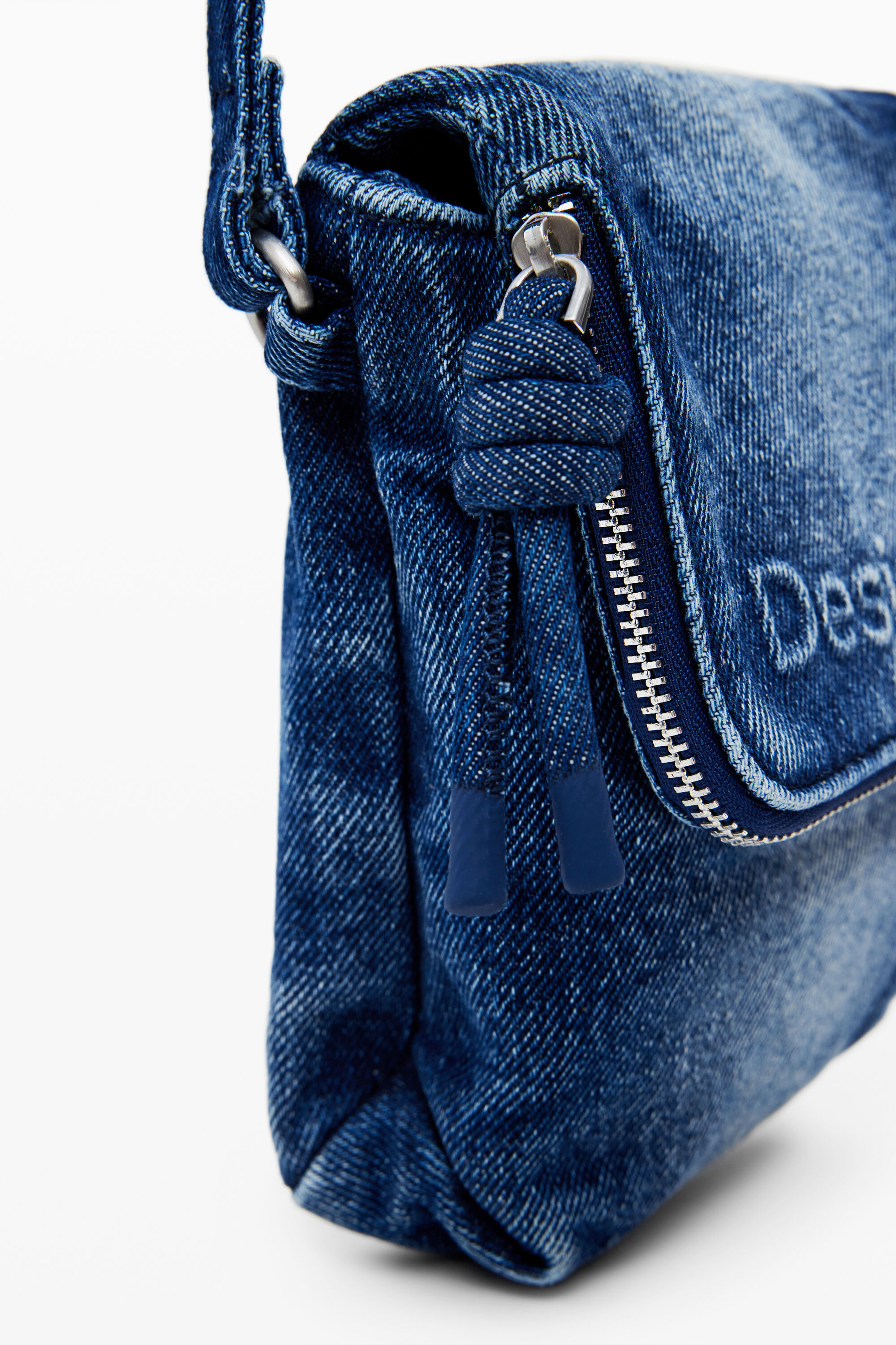 デニム製中型携帯ホルダー 女性用 I Desigual.com