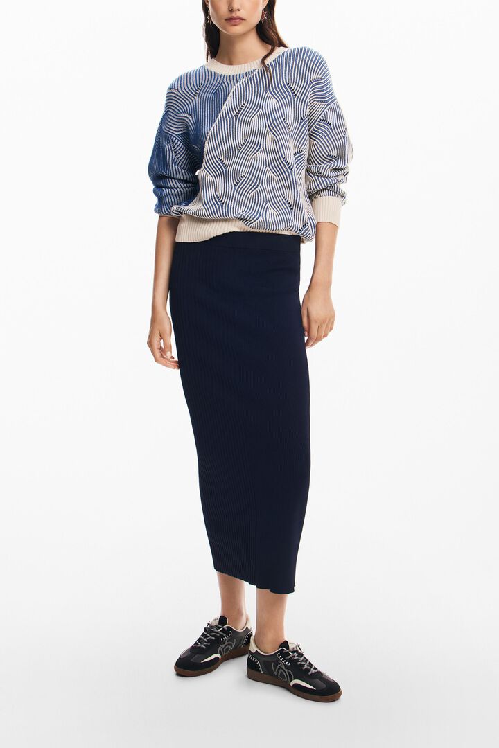 Ribbed knit skirt | Desigual