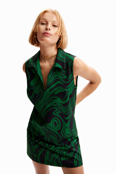 Psychedelic polo dress | Desigual
