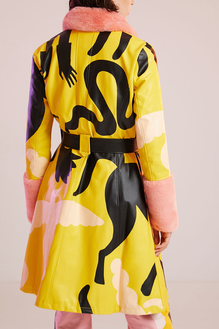 Coat square buckle belt | Desigual