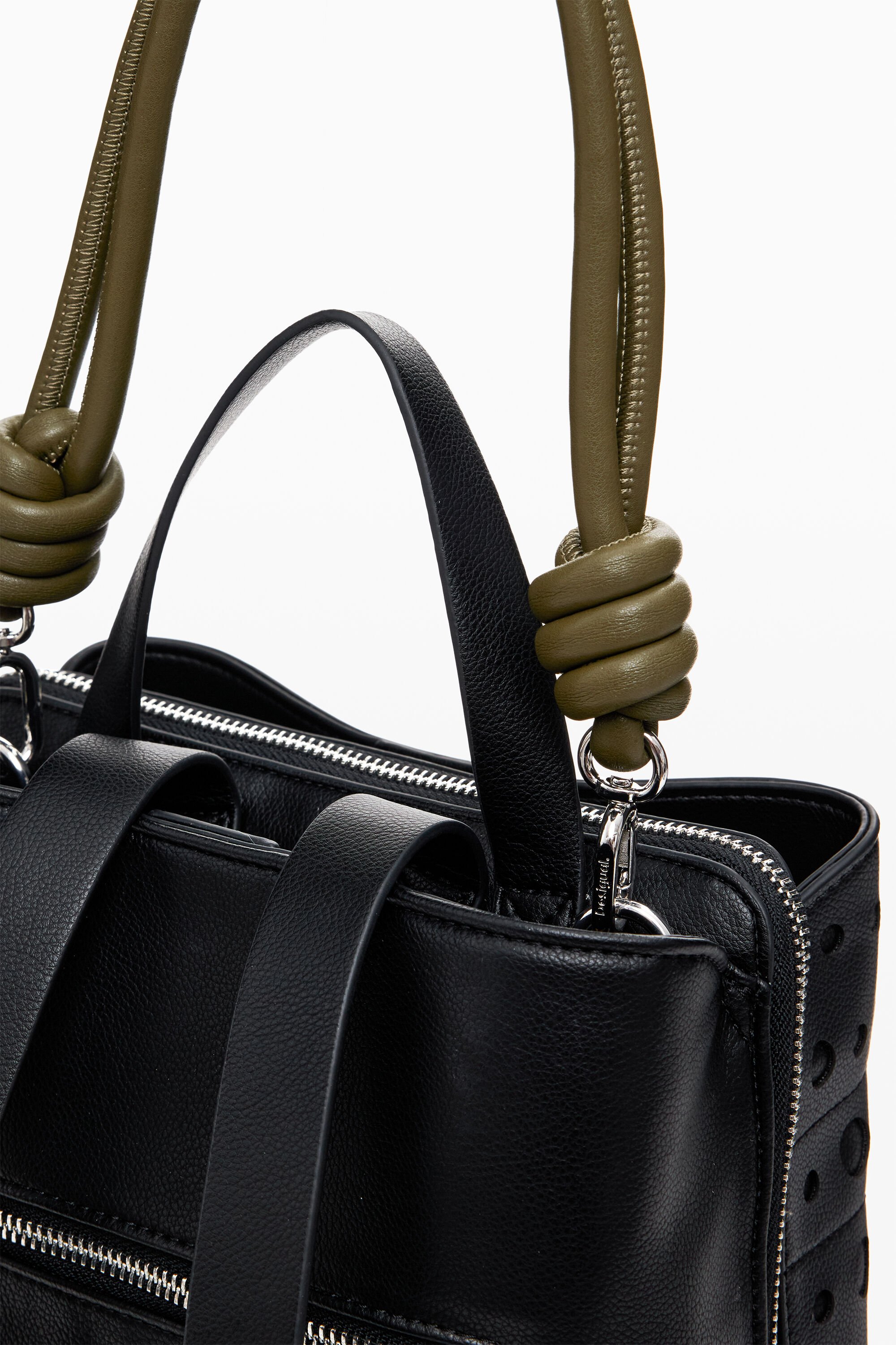 Faux leather rucksack best sale
