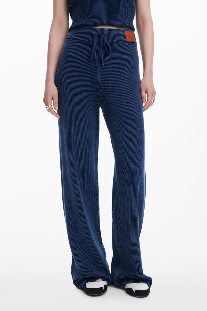 Ribbed knit pants | Desigual