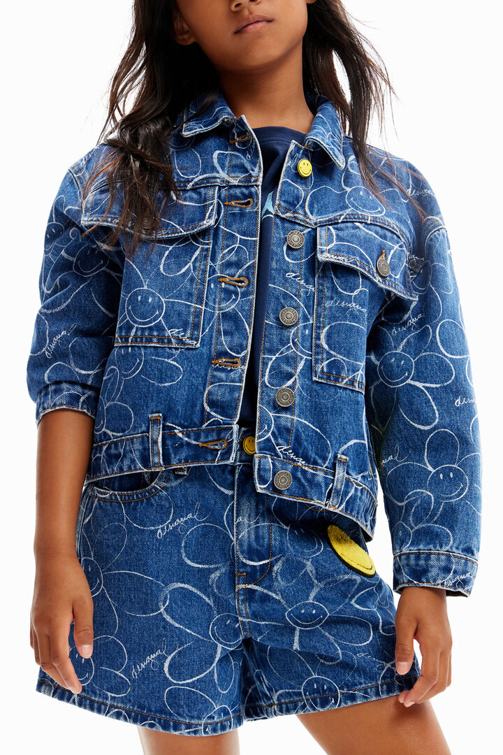 Smiley Originals ® denim trucker jacket | Desigual
