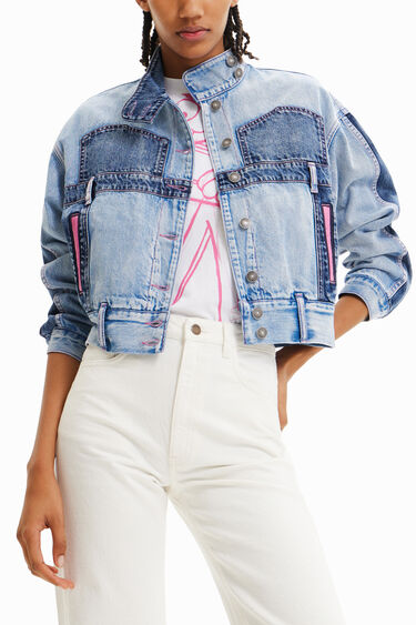 Giacca denim oversize Pantera Rosa | Desigual