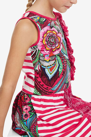 Vestido flores Antananarivo | Desigual
