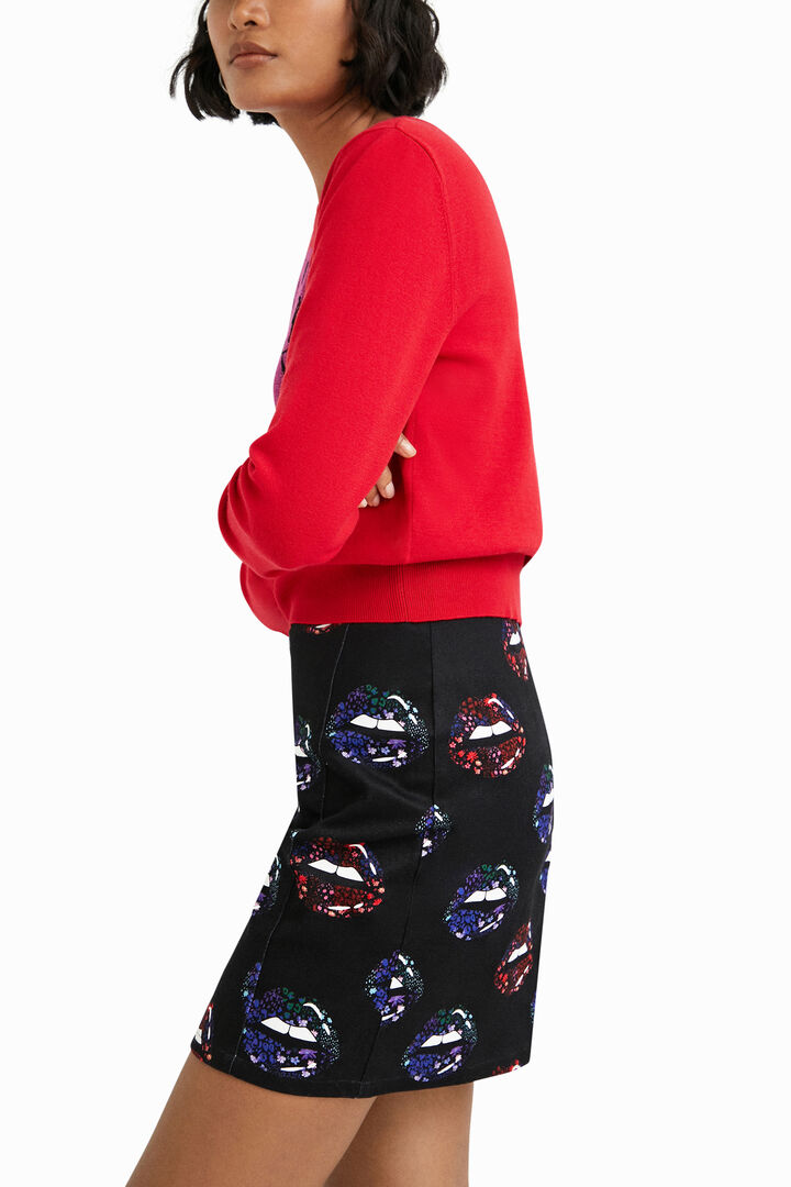 Minifaldilla slim llavis | Desigual