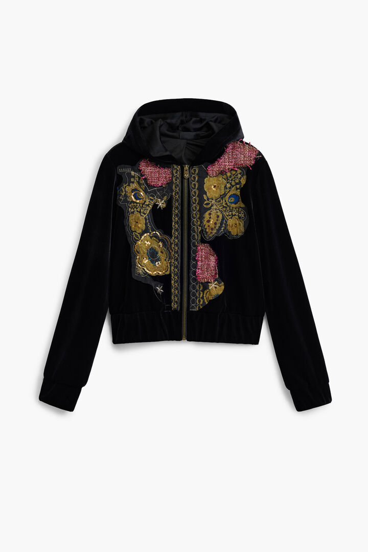 black butterfly sweatshirt