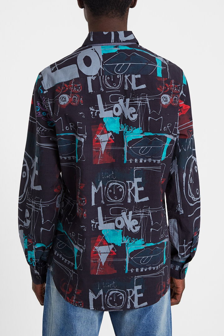 Camisa urbana estilo grafiti | Desigual