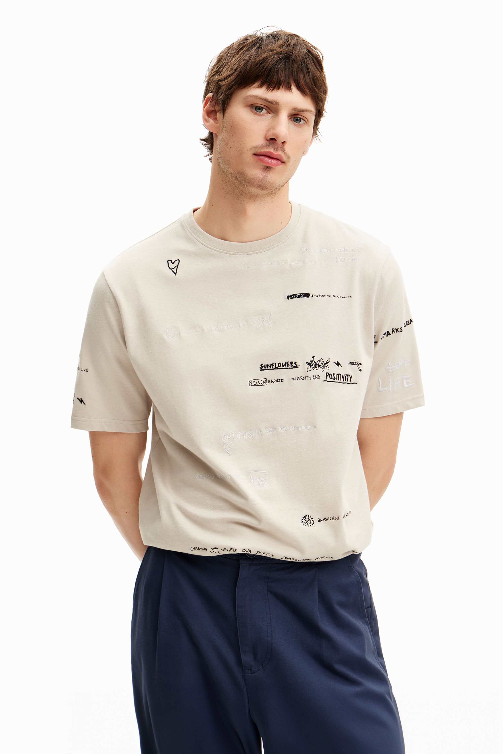 Polo desigual hombre top