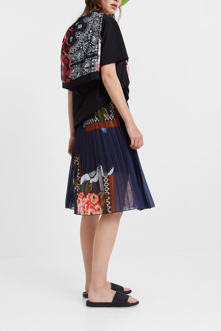 Pleated arty skirt | Desigual