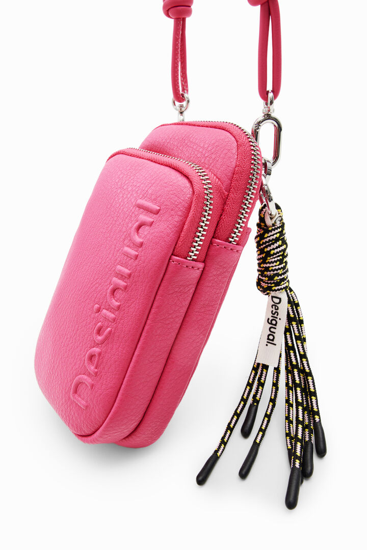 Leather-effect wallet smartphone pouch | Desigual