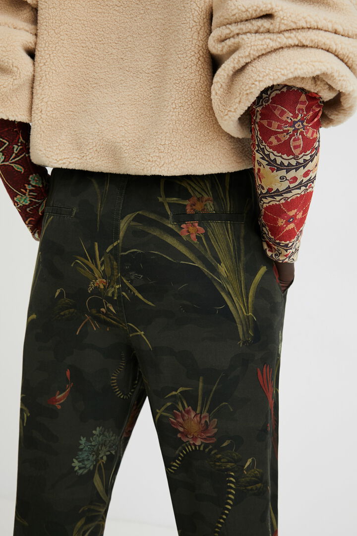 Jogginghose aus Tencel mit Aufdruck | Desigual