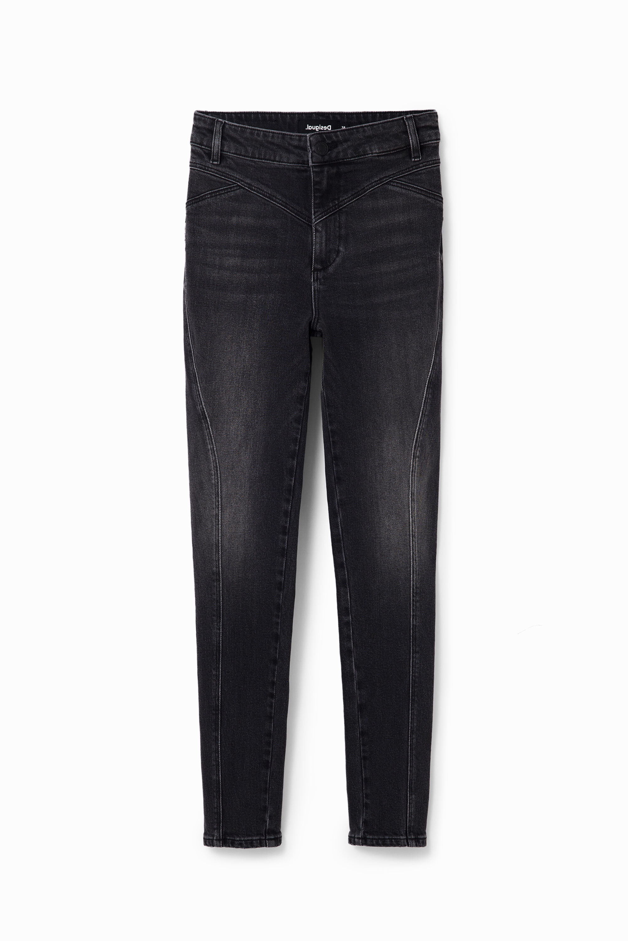 Jeans skinny push-up - BLACK (34)