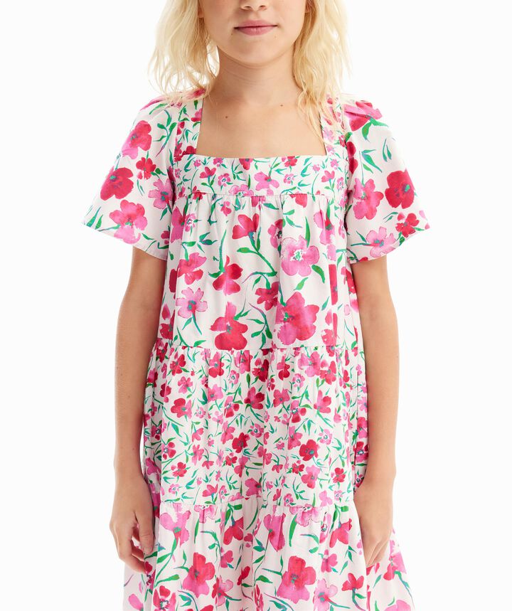 Vestit llaçada flors | Desigual