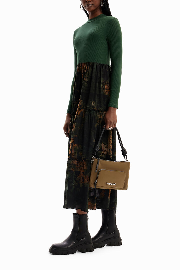 Combination midi dress | Desigual