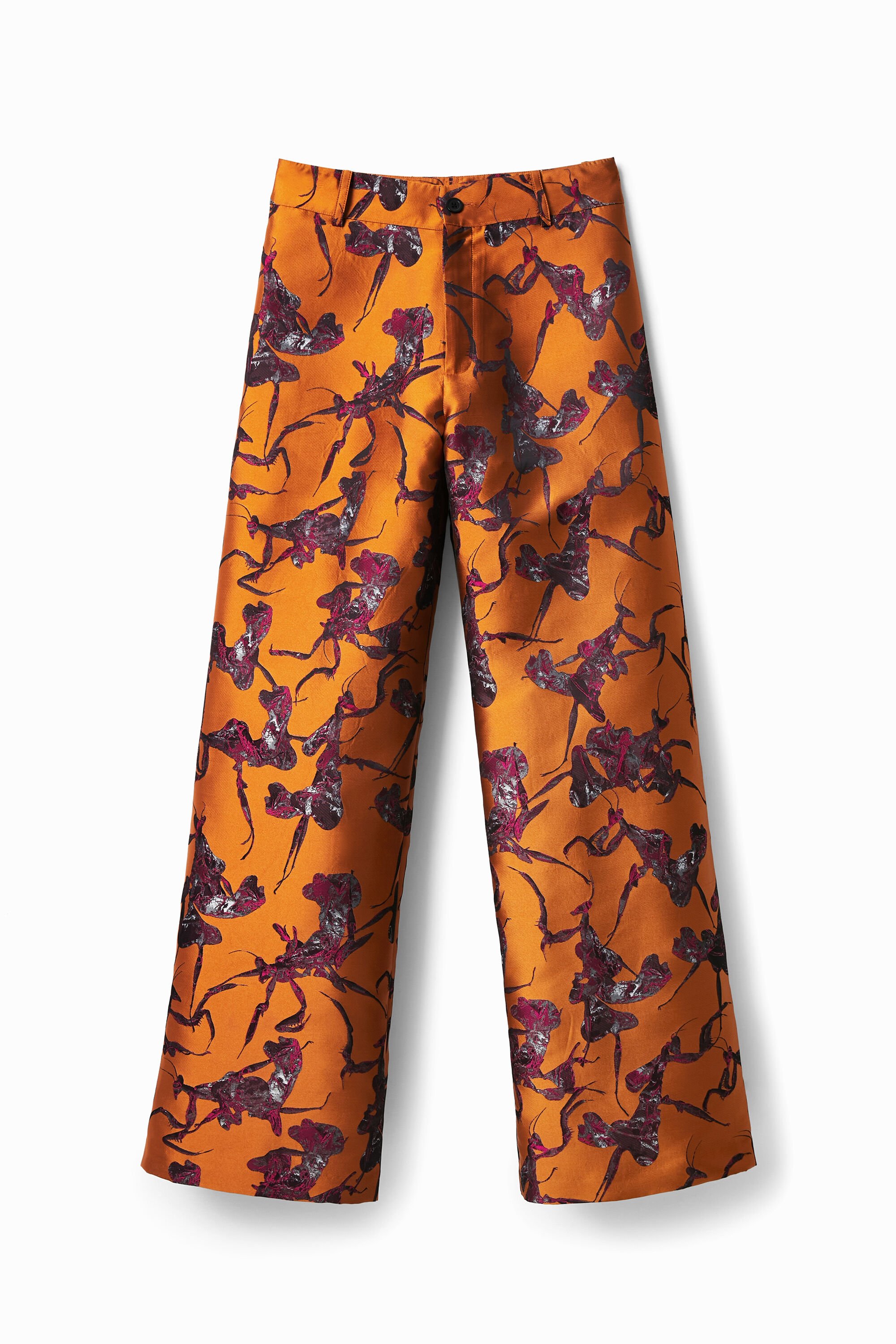 Maitrepierre jacquard culottes - ORANGE - M