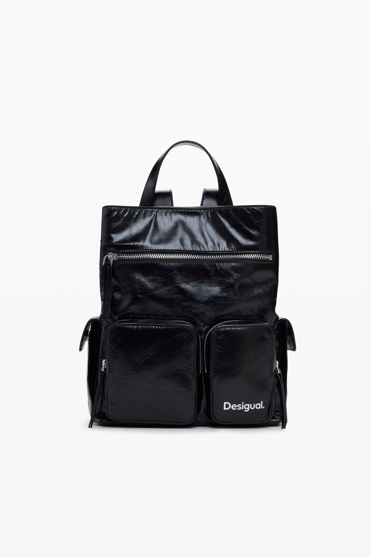 小さな革のバックパック I Desigual.com