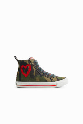 Sneakers hoher Schaft Camouflage