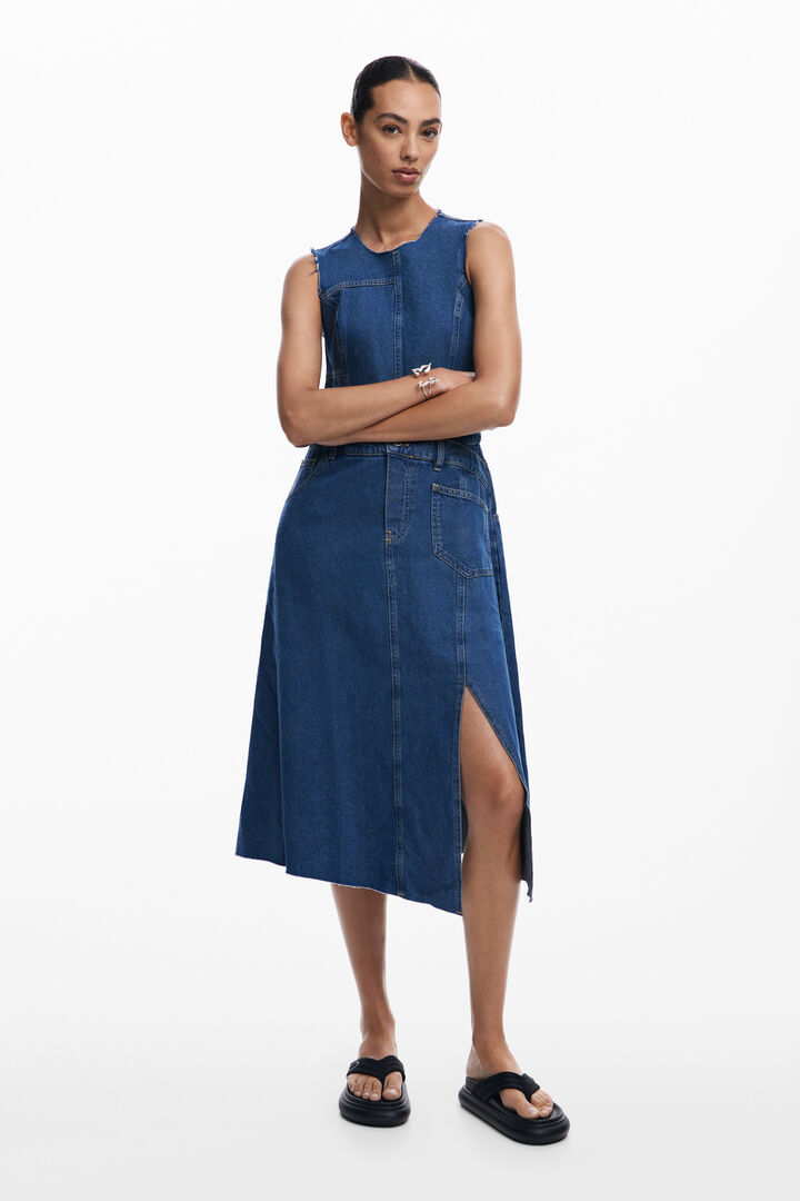 Vestido midi denim | Desigual