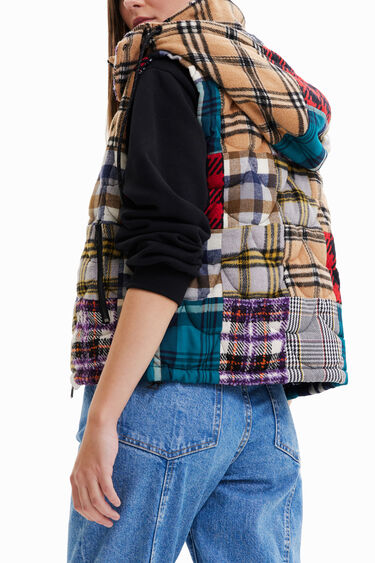 ballena azul abolir rastro Chaleco padded patch | Desigual.com