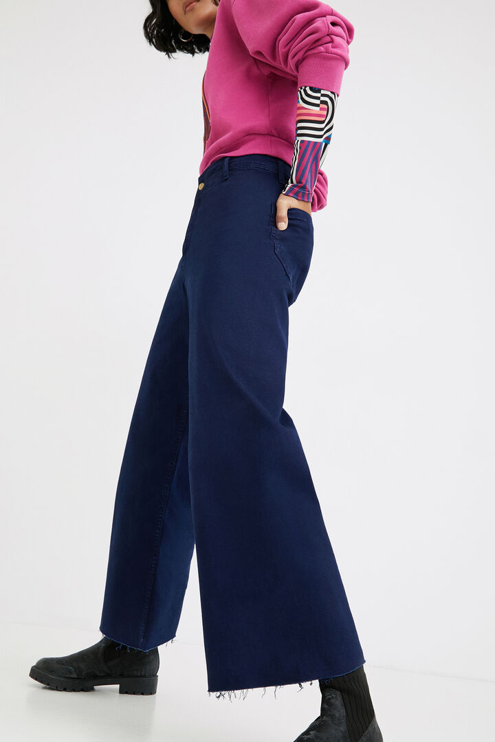 Cropped Culotte-Jeans | Desigual