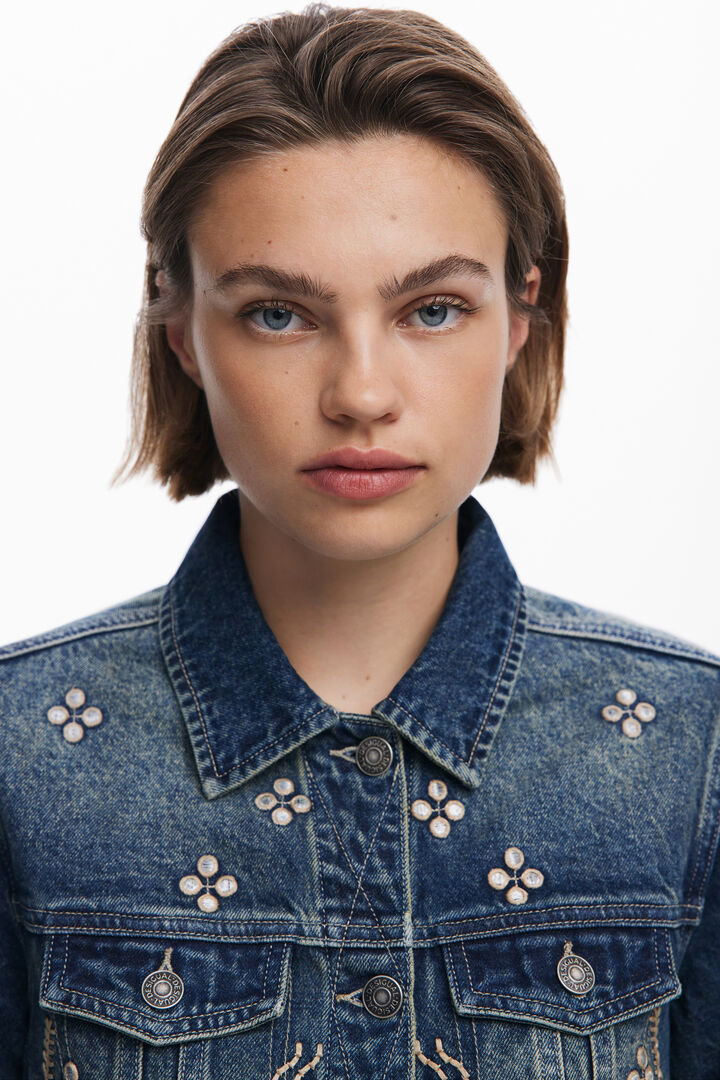 Jeansjacke mit Spiegeln | Desigual