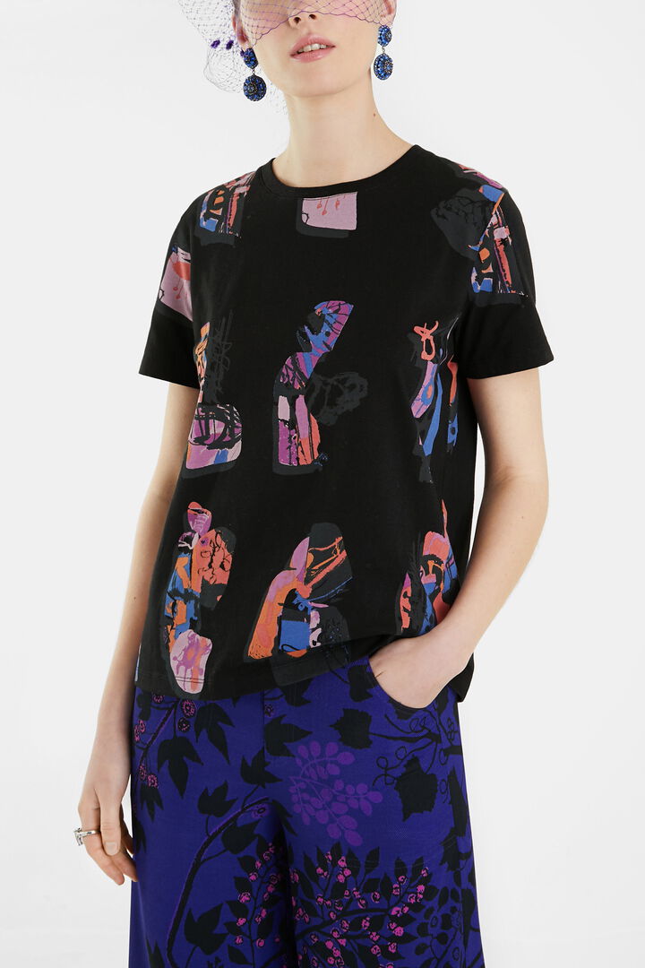 T-shirt folgada 100% algodão | Desigual