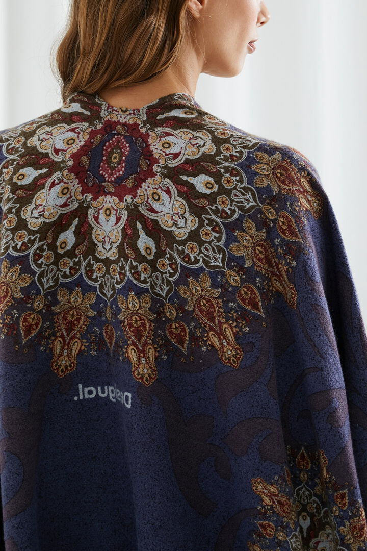 Poncho réversible tapis | Desigual