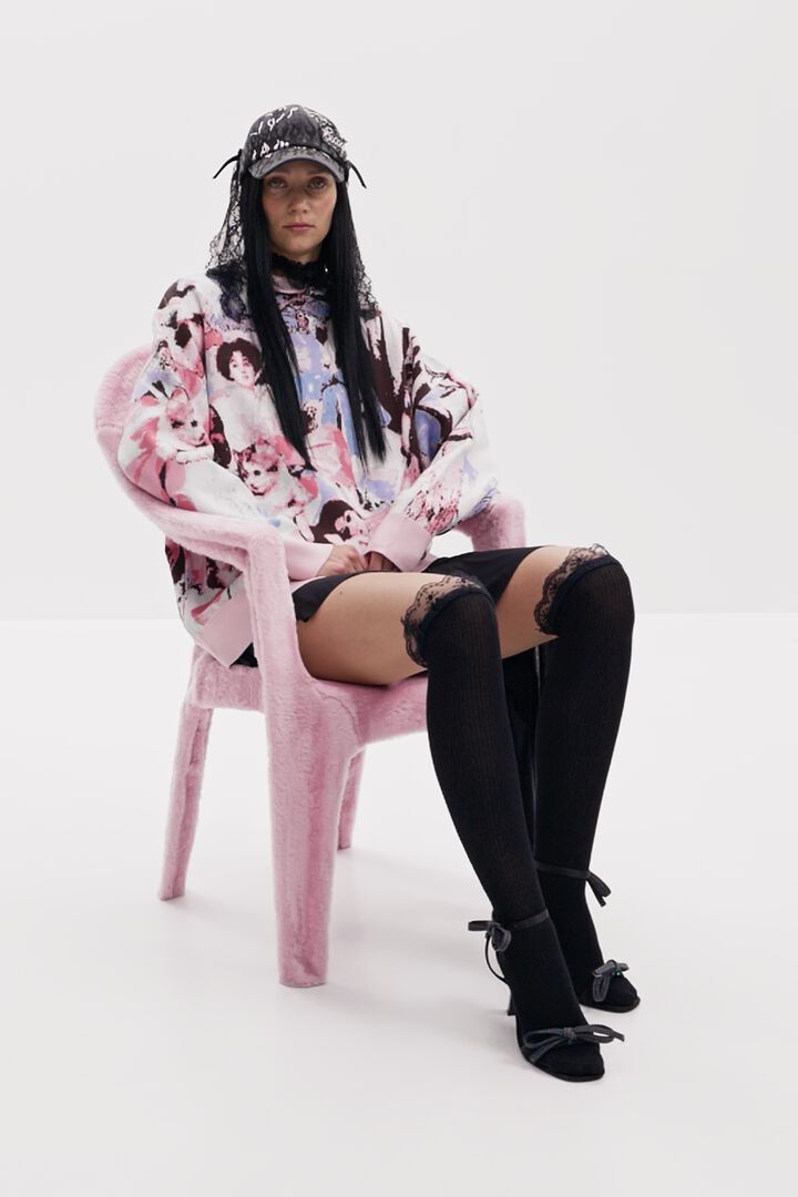 María Escoté Victorian sweatshirt | Desigual