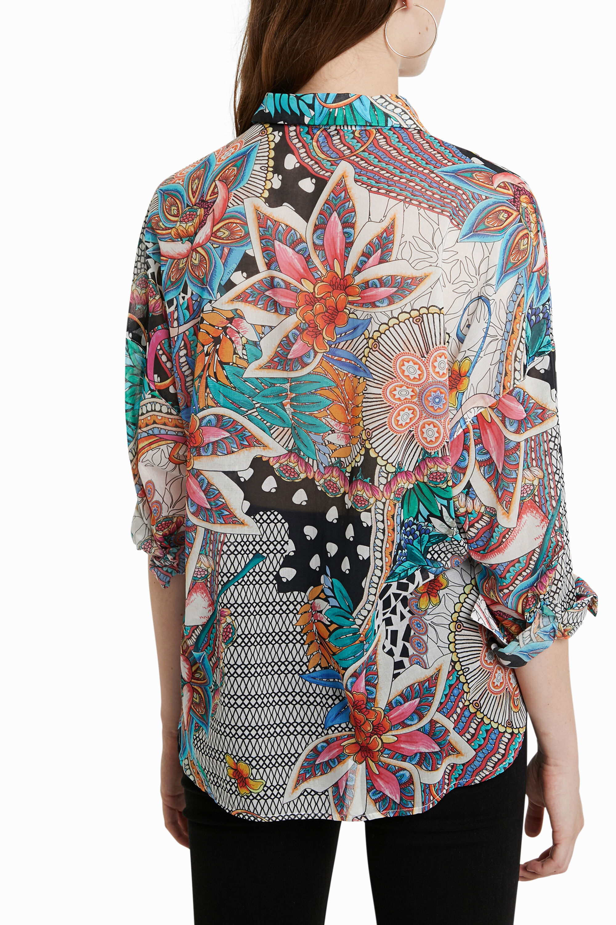 Camisa oversize boho floral | Camisa oversize boho floral |