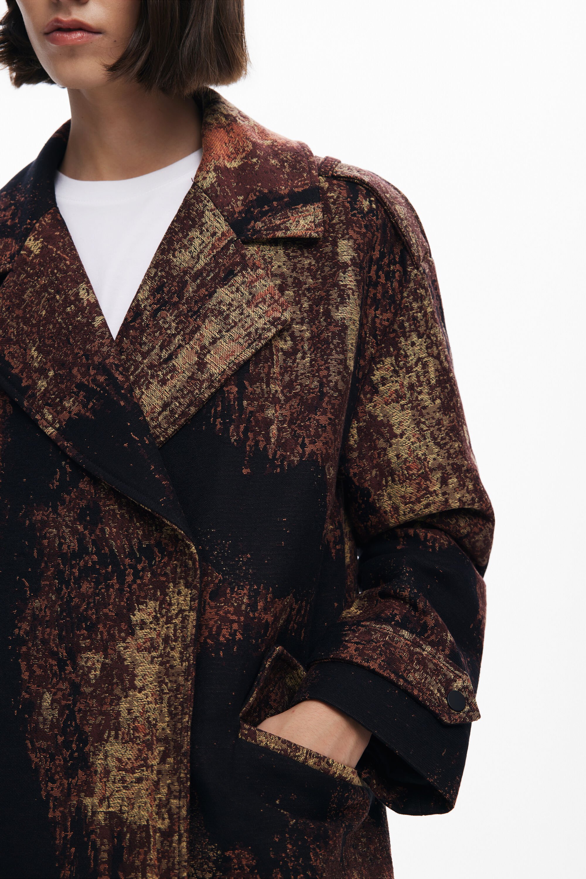 超得M. Christian Lacroix エコファーコート Desigual 超得M. Christian Lacroix エコファーコート Desigual