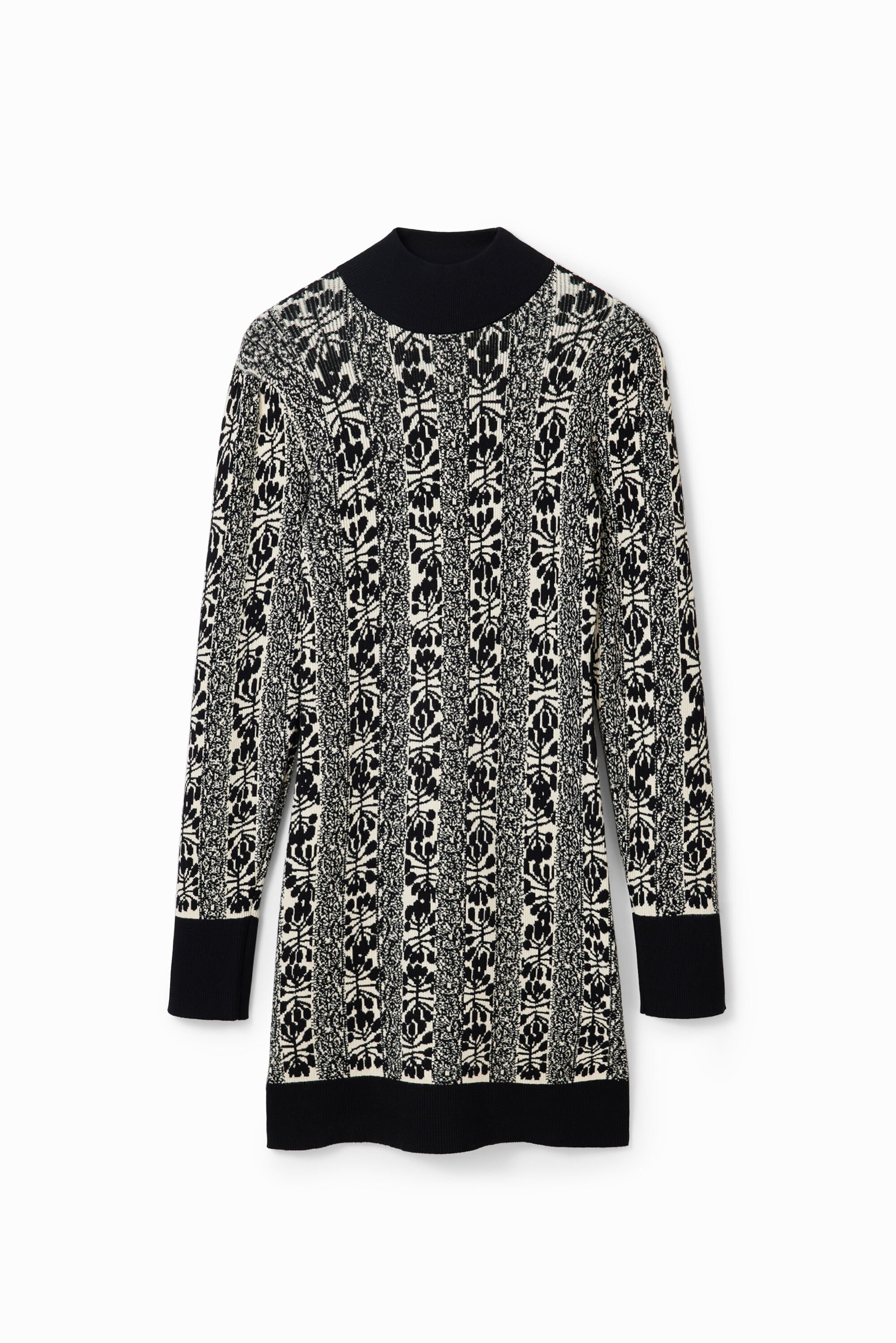 Desigual, Kurzes Strickkleid M. Christian Lacroix, Damen, Schwarz, M