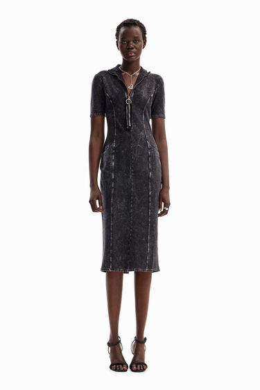 Vestit cremallera midi Nathy Peluso | Desigual