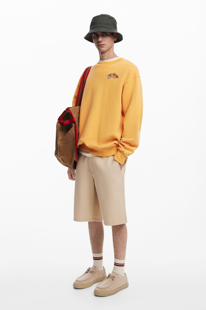 Embroidered sweatshirt | Desigual