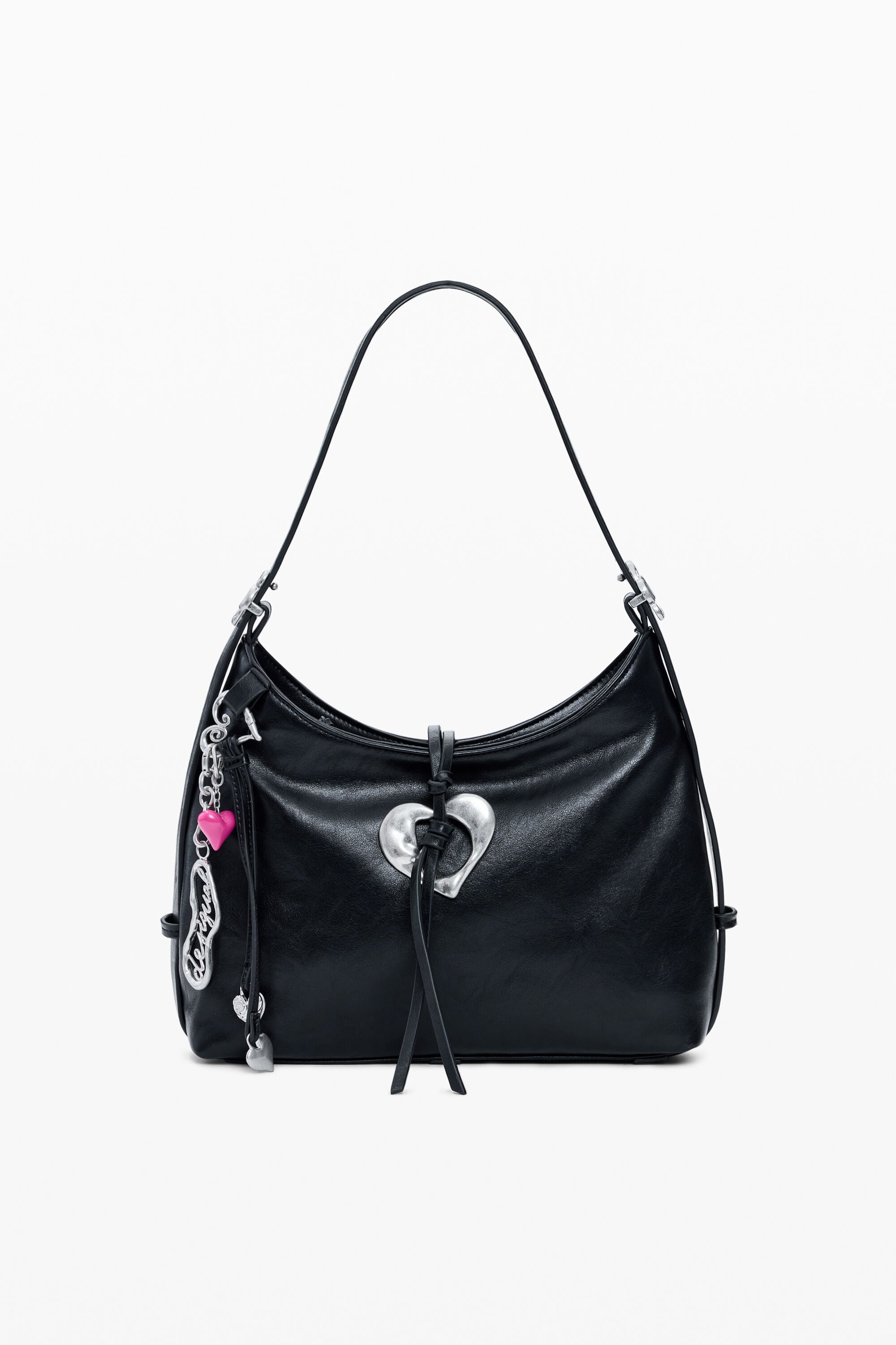 Desigual, Mittelgroße Tasche zalio, Damen, Polyurethan, Schwarz, U
