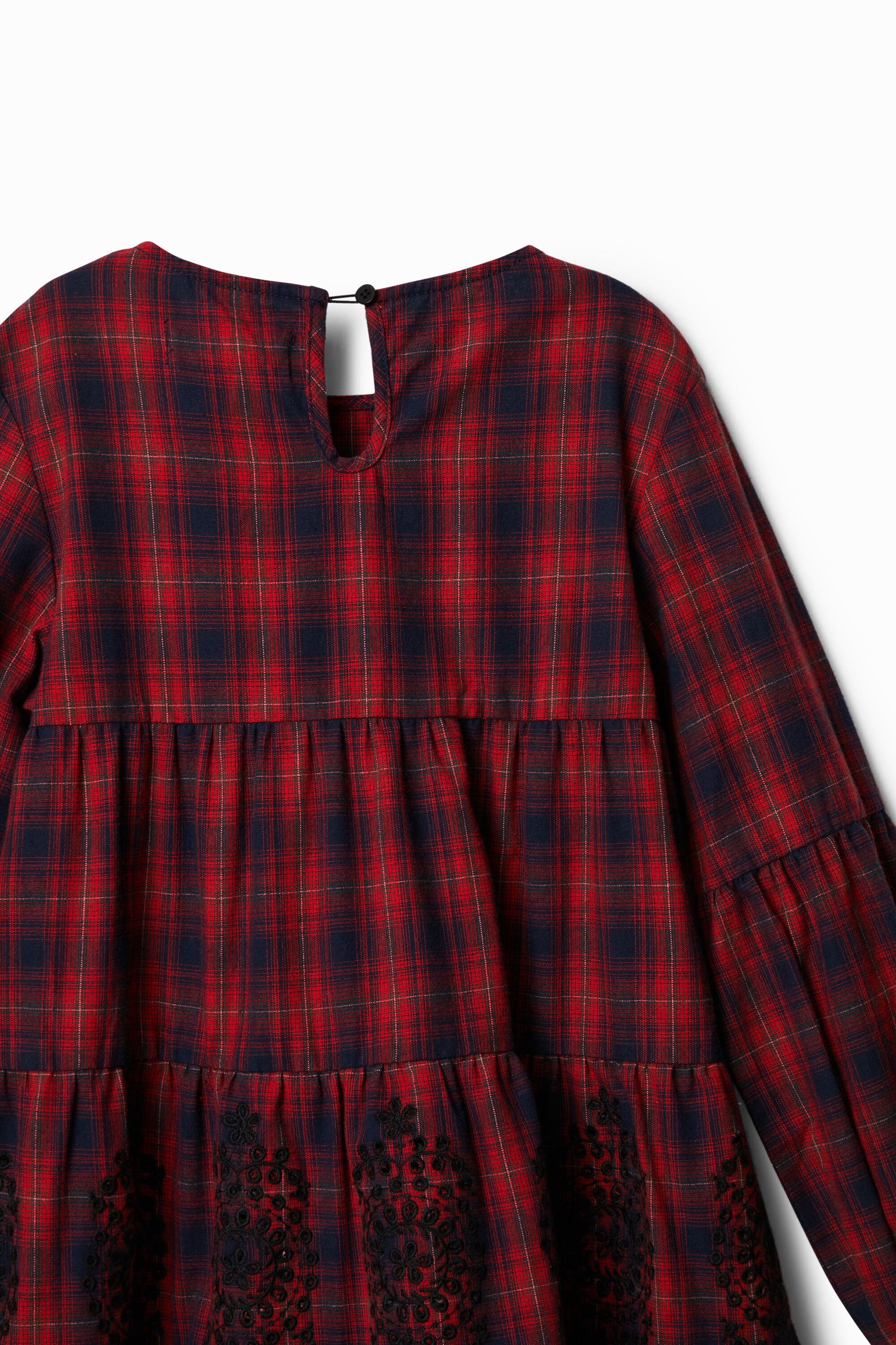 Vestido discount cuadros desigual