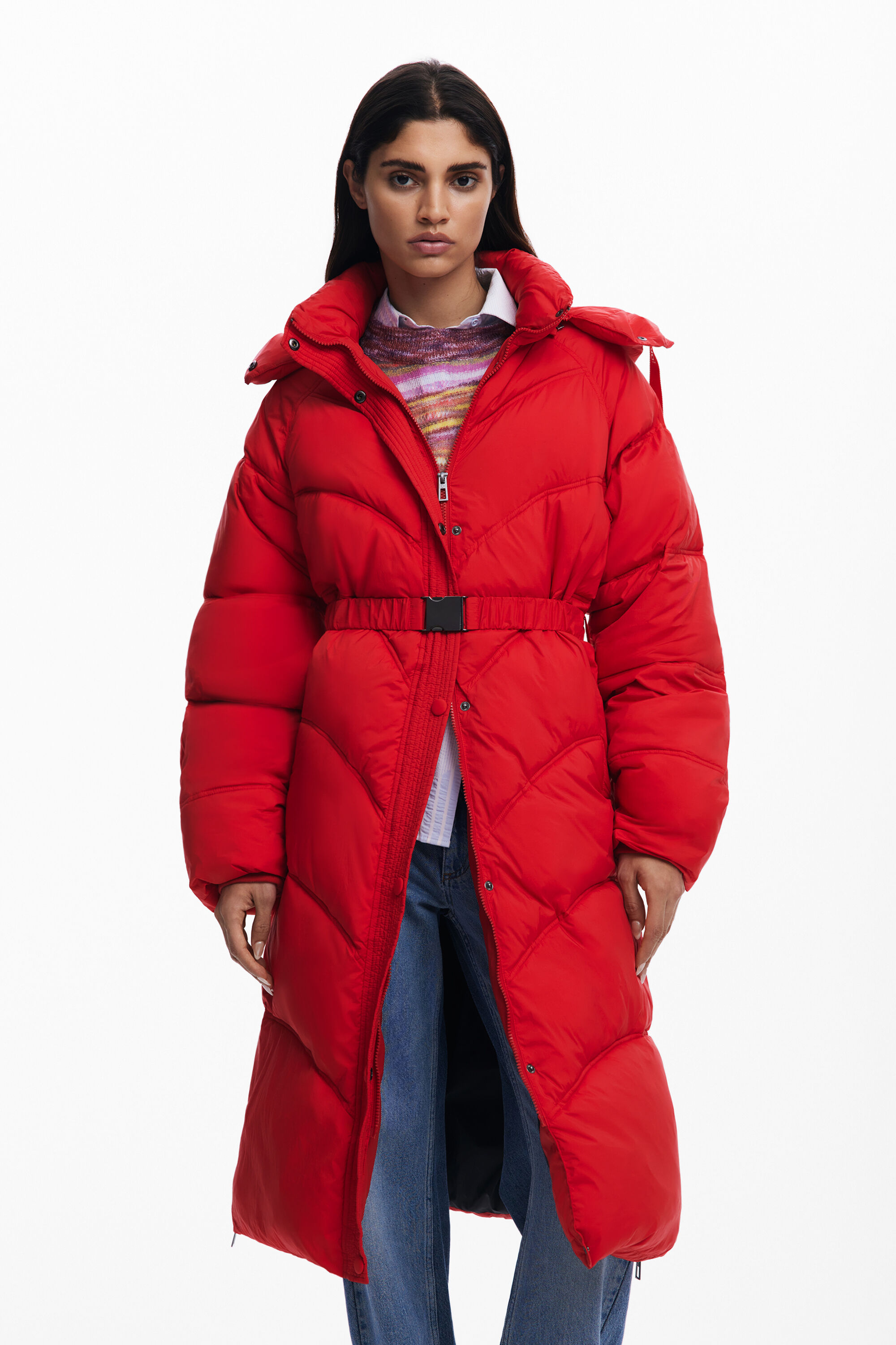 Long padded coat women s I Desigual