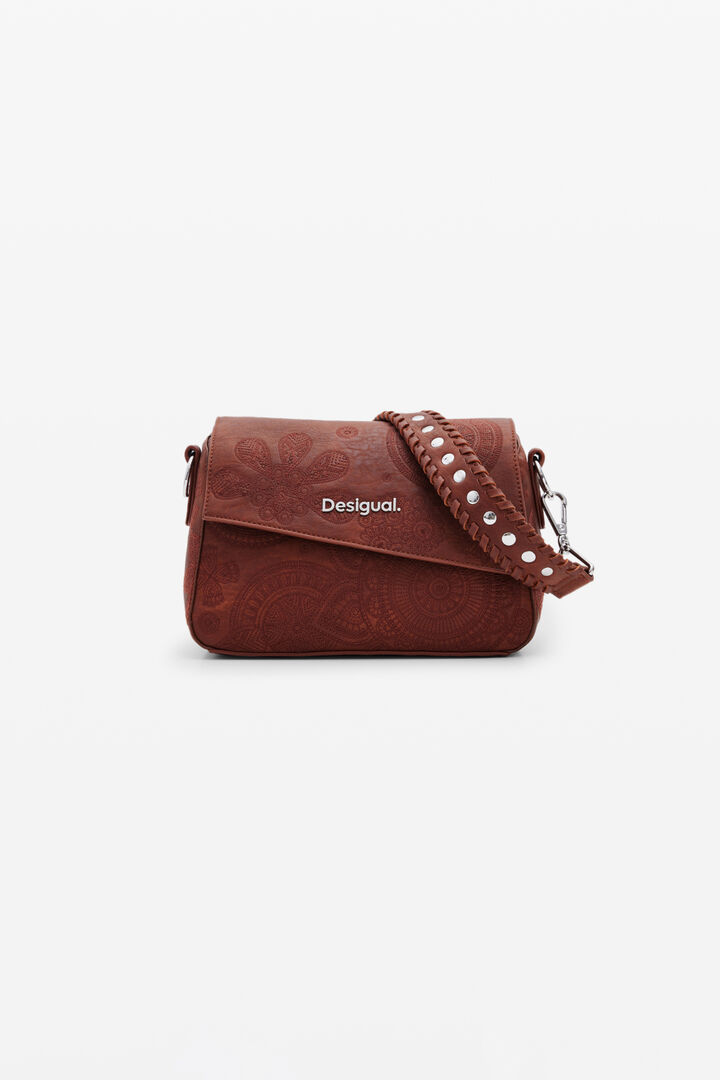 Embroidered S handbag | Desigual