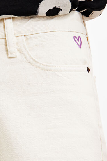 Jeans Straight cropped | Desigual