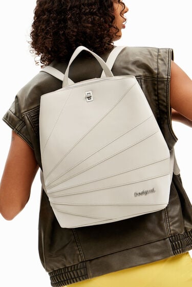 M multi-position patchwork backpack | Desigual