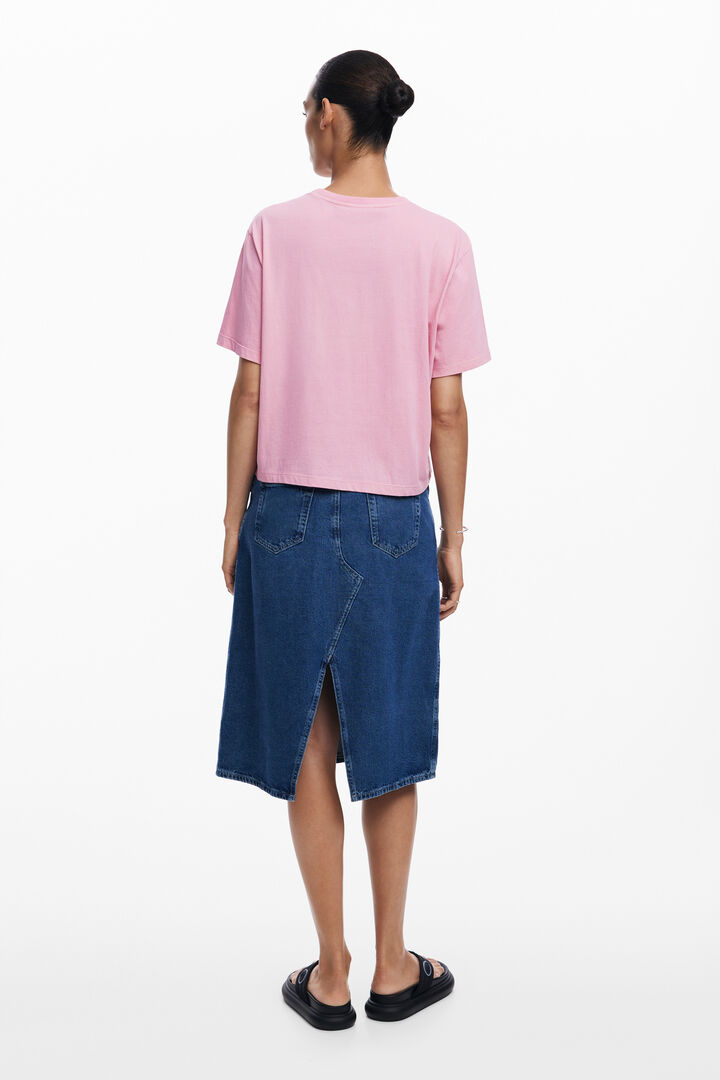 Embroidered flower T-shirt | Desigual
