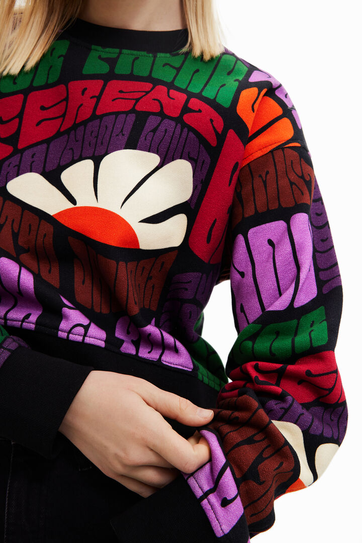 Sudadera corta "Save Nature" | Desigual