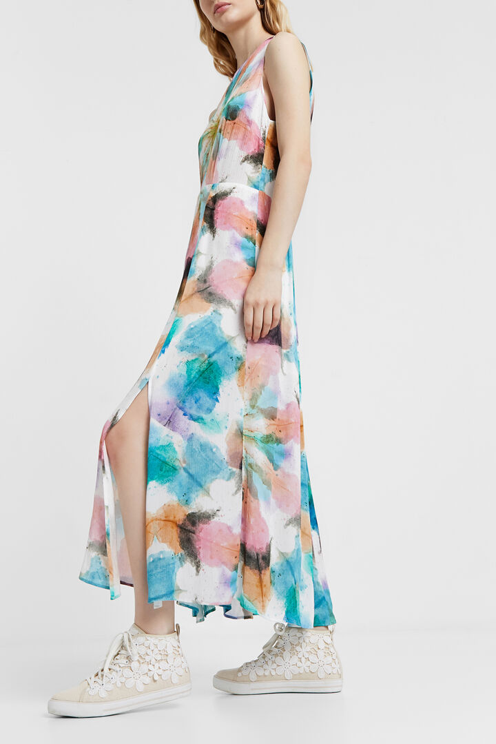 Robe longue délavée | Desigual