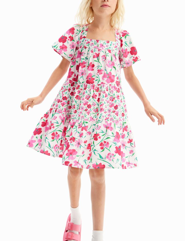 Vestit llaçada flors | Desigual