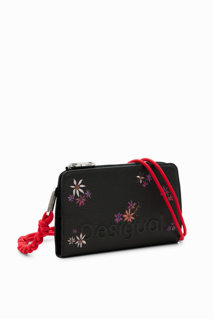 Large floral wallet