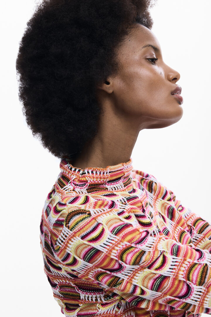 Colorful knit sweater | Desigual