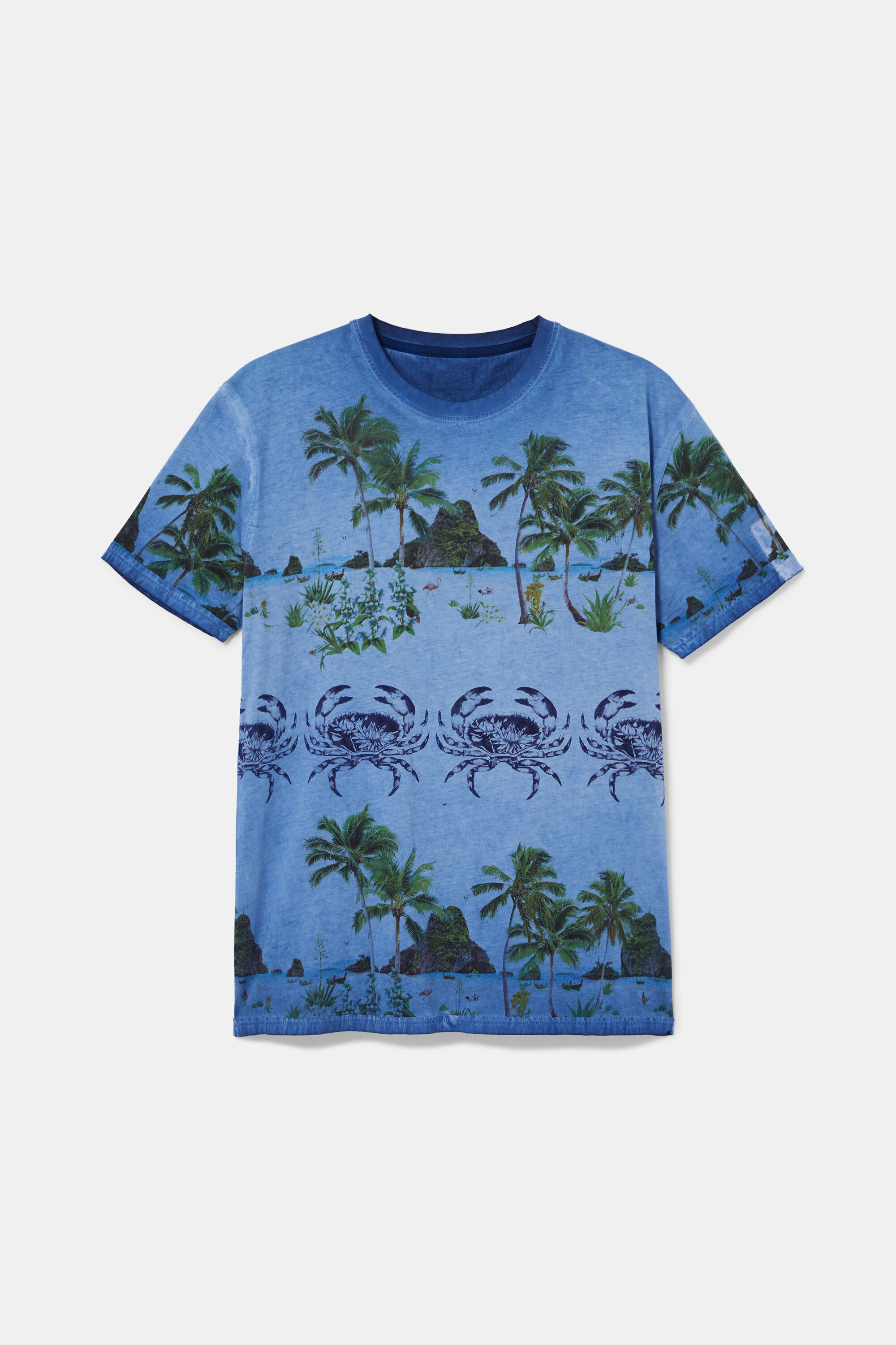 Tropisches Shirt 100% Baumwolle